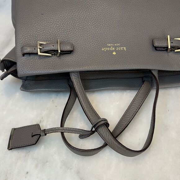 Kate Spade Holden Street Lainie Pebbled Leather Convertible Satchel Shoulder Bag - Picture 12 of 16